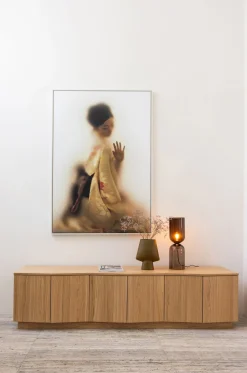 Retro TV-Board Sideboard Zuma 200 cm Eichenfurnier-WOOOD