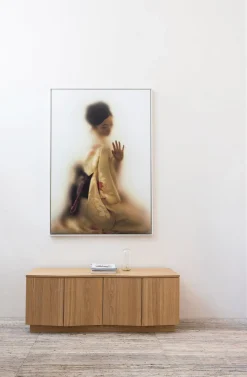 Retro TV-Board Sideboard Zuma 133 cm Eichenfurnier-WOOOD