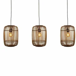Scandi Hängelampe Rattan Ibiza 3er-Vintagehaus Lampen Best