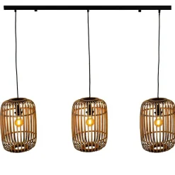 Scandi Hängelampe Rattan Ibiza 3er-Vintagehaus Lampen Best