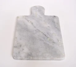 Schneidebrett Servierbrett aus echtem Marmor 37 x 21 cm-Vintagehaus Accessoires Discount