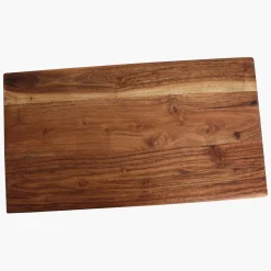 Schneidebrett Servierbrett aus beständigem Akazienholz Geölt 45 x 25 cm-Raw Materials Clearance