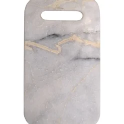 Schneidebrett Servierbrett aus echtem Marmor 37 x 21 cm-Vintagehaus Accessoires Discount