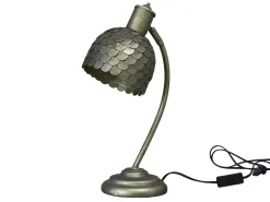 Schreibtischlampe Dragon Scales Metall in Antik Messing Tischlampe-Chic Antique Best