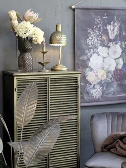 Schreibtischlampe Dragon Scales Metall in Antik Messing Tischlampe-Chic Antique Best