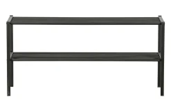 Schuhregal Industrial Ferro Metall Schwarz 40-WOOOD