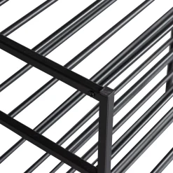 Schuhregal Industrial Ferro Metall Schwarz 160-WOOOD Best