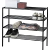 Schuhregal Industrial Ferro Metall Schwarz 80-WOOOD Online