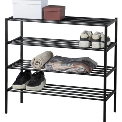 Schuhregal Industrial Ferro Metall Schwarz 80-WOOOD Online