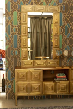 Sideboard TV-Board Volan Gold Art Deco 140-DutchBone Hot