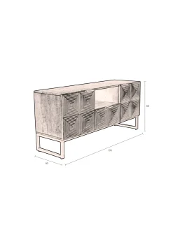 Sideboard TV-Board Volan Gold Art Deco 140-DutchBone Hot