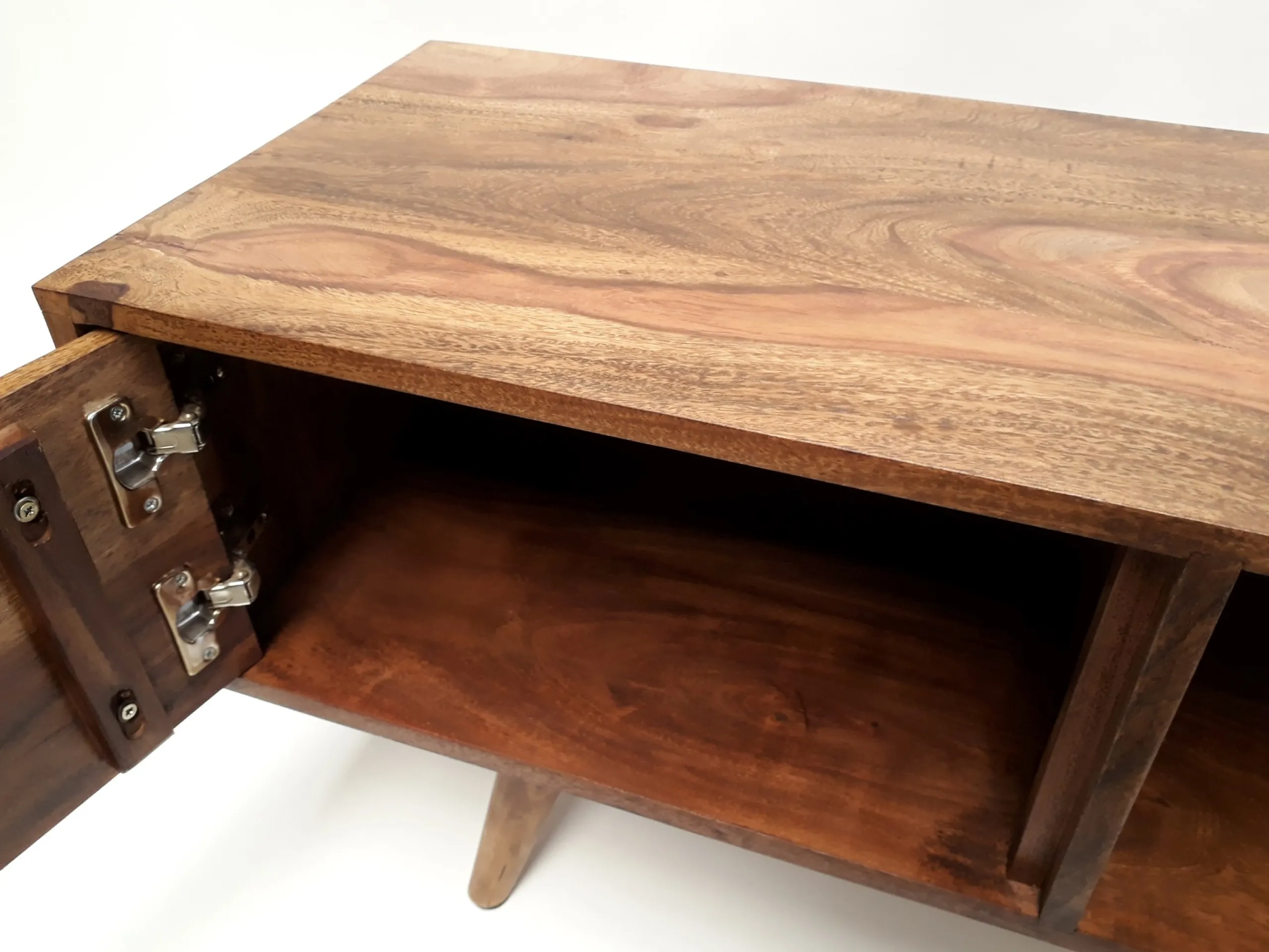 Sideboard Vintage Oslo TV Board Sheesham Massivholz 140-Vintagehaus Discount