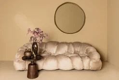 Sofa Cloudy Comfort Kunstfell Beige-PTMD Clearance
