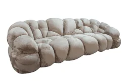 Sofa Cloudy Comfort Kunstfell Beige-PTMD Clearance