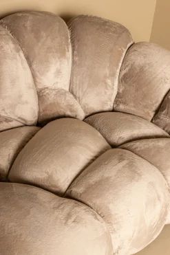 Sofa Cloudy Comfort Kunstfell Beige-PTMD Clearance
