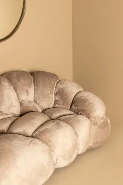 Sofa Cloudy Comfort Kunstfell Beige-PTMD Clearance