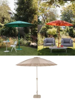 Sonnenschirm Sunbrella Sunshine mit Standfuß Brown Rice-Zuiver Discount