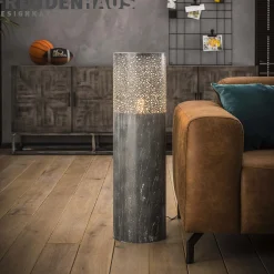 Stehlampe Industrial Zylinder Betonoptik 90 cm-Vintagehaus Lampen Outlet