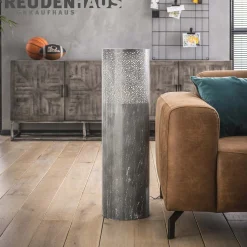 Stehlampe Industrial Zylinder Betonoptik 90 cm-Vintagehaus Lampen Outlet