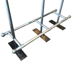 Stehtisch Bartisch Factory Vintage Recyceltes Holz 170/60/8-Raw Materials New