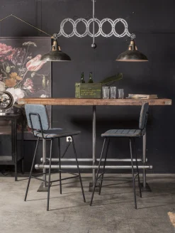 Stehtisch Bartisch Factory Vintage Recyceltes Holz 170/60/8-Raw Materials New