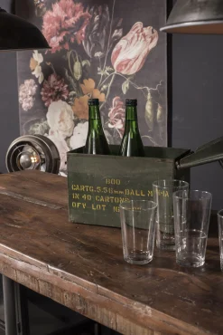 Stehtisch Bartisch Factory Vintage Recyceltes Holz 170/60/8-Raw Materials New