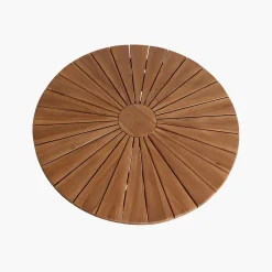 Teakholz Outdoortisch Klapptisch Sunset Ø 80-Raw Materials Clearance