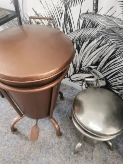 Treteimer Vintage Abfalleimer Industrial Kupfer Groß-Vintagehaus Accessoires Outlet