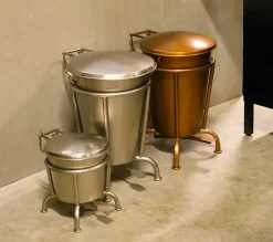 Treteimer Vintage Abfalleimer Industrial Kupfer Groß-Vintagehaus Accessoires Outlet