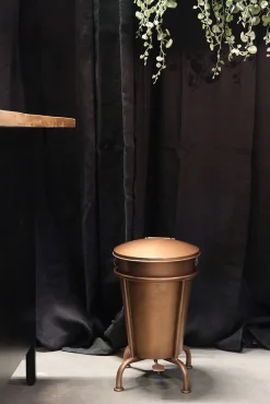 Treteimer Vintage Abfalleimer Industrial Kupfer Groß-Vintagehaus Accessoires Outlet