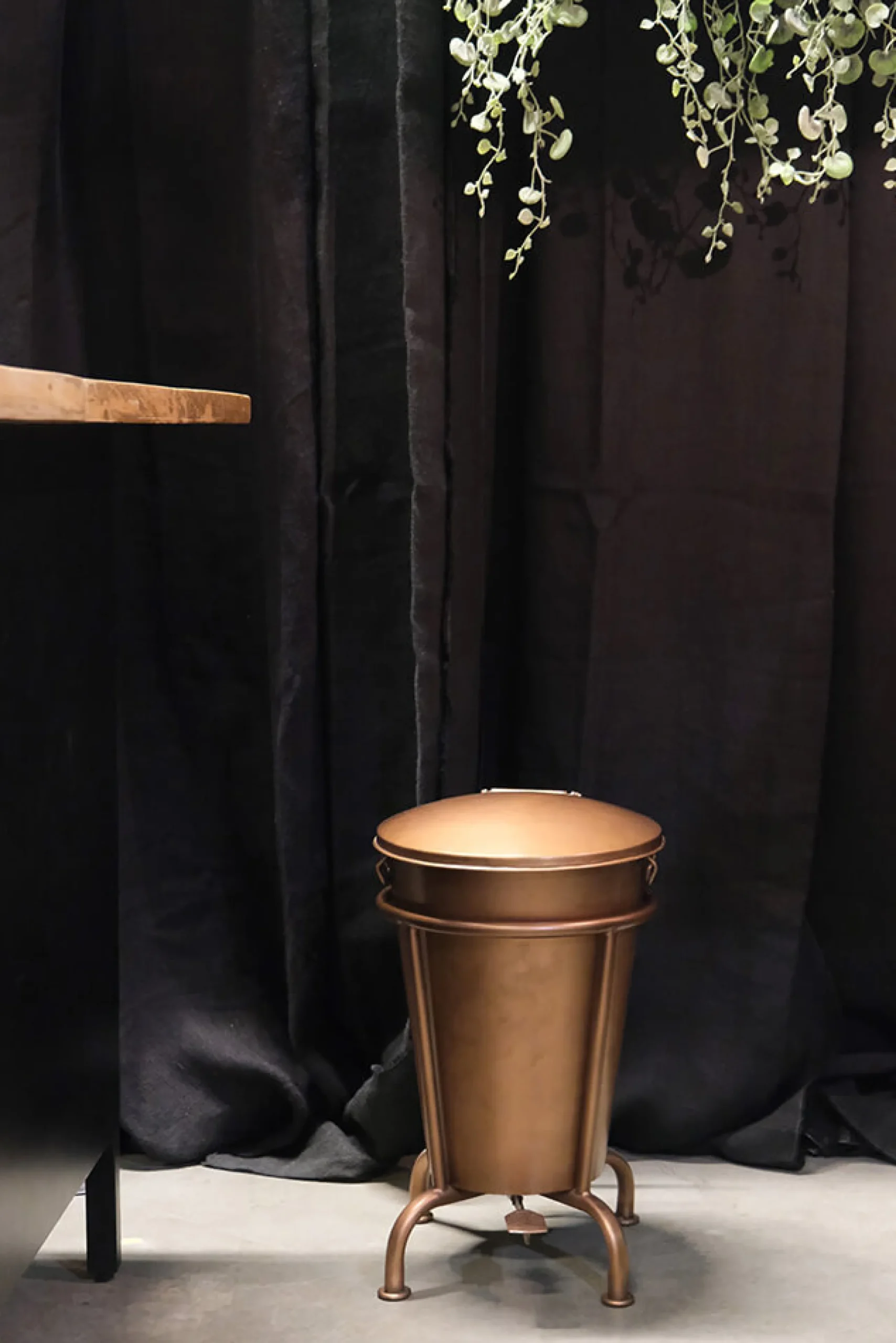 Treteimer Vintage Abfalleimer Industrial Kupfer Groß-Vintagehaus Accessoires Outlet