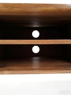 TV-Board Sideboard Vintage Oslo Trapez Massivholz Retro-Vintagehaus Discount