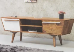 TV-Board Sideboard Vintage Oslo Trapez Massivholz Retro-Vintagehaus Discount