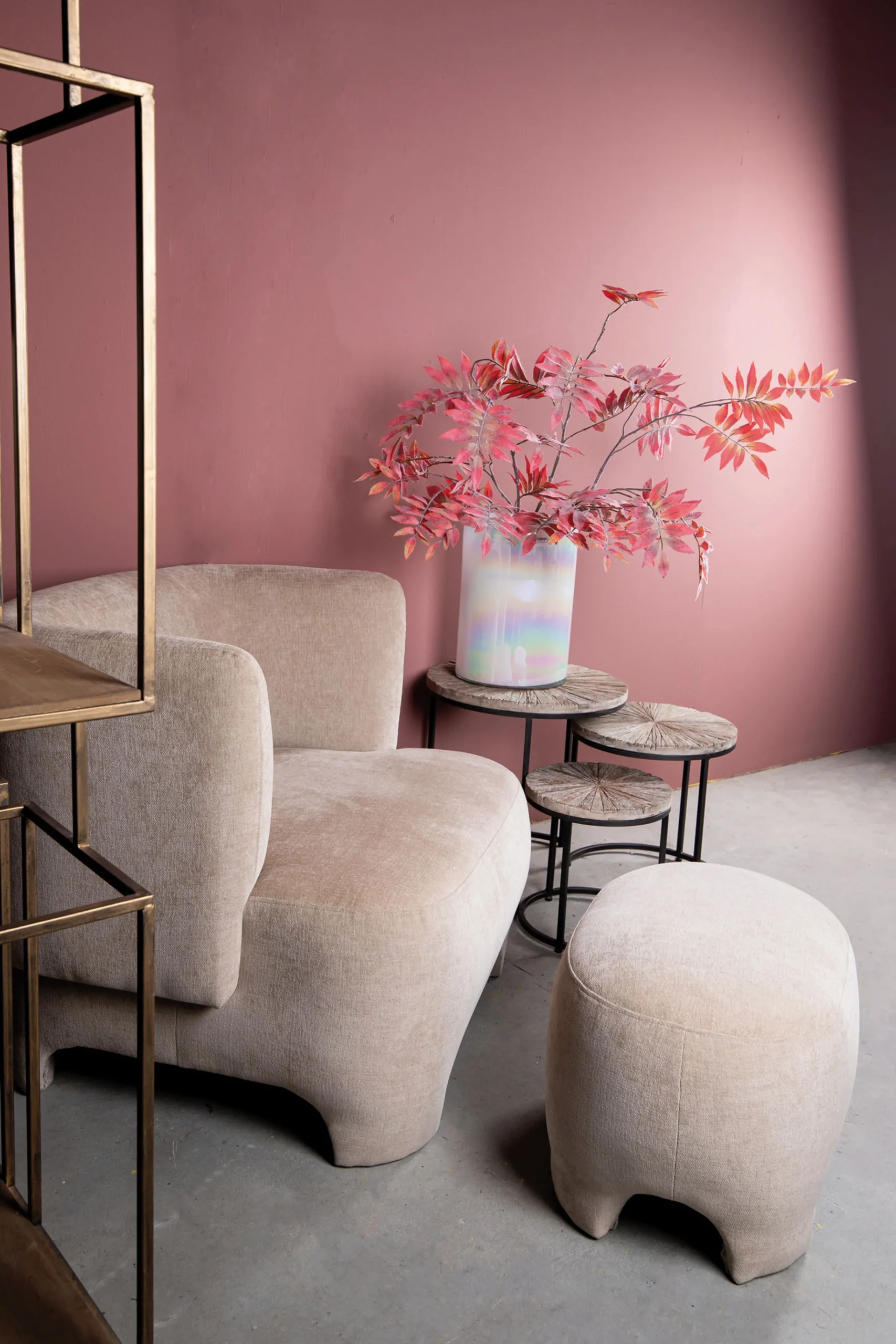 Vintage Couchtisch Natural Chic recyceltes Ulmenholz Klein-PTMD Hot