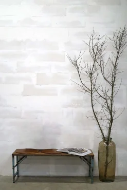 Vintage Esstischbank Sitzbank Cafehaus Klappbar 130/46 Outdoor-Vintagehaus Best