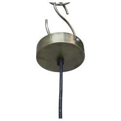 Vintage Hängelampe Chateau Rattangeflecht Mangoholz-Chic Antique Outlet