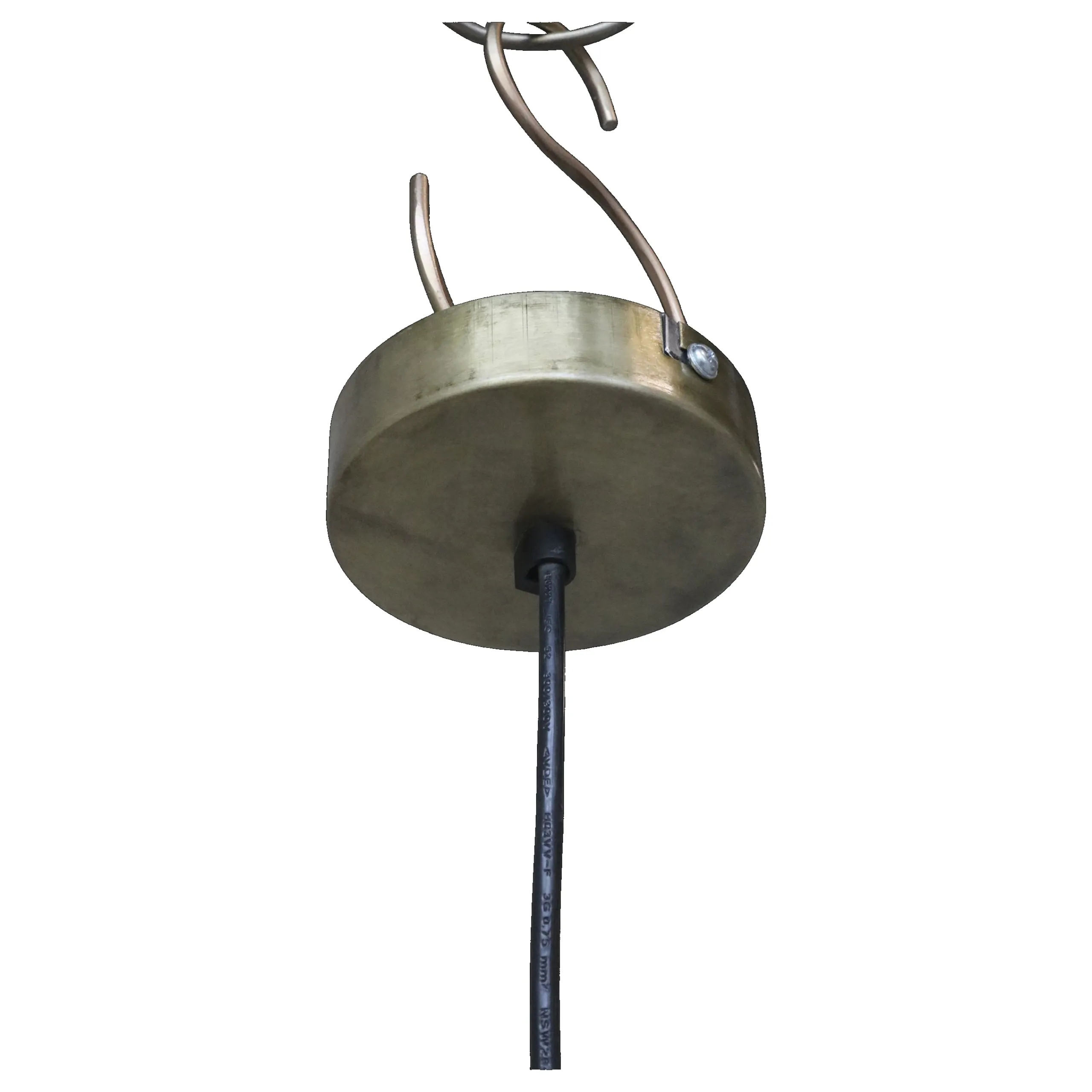 Vintage Hängelampe Chateau Rattangeflecht Mangoholz-Chic Antique Outlet