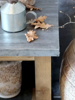 Vintage Kücheninsel Anrichte Gaspard Holz Zinkplatte-Chic Antique Hot