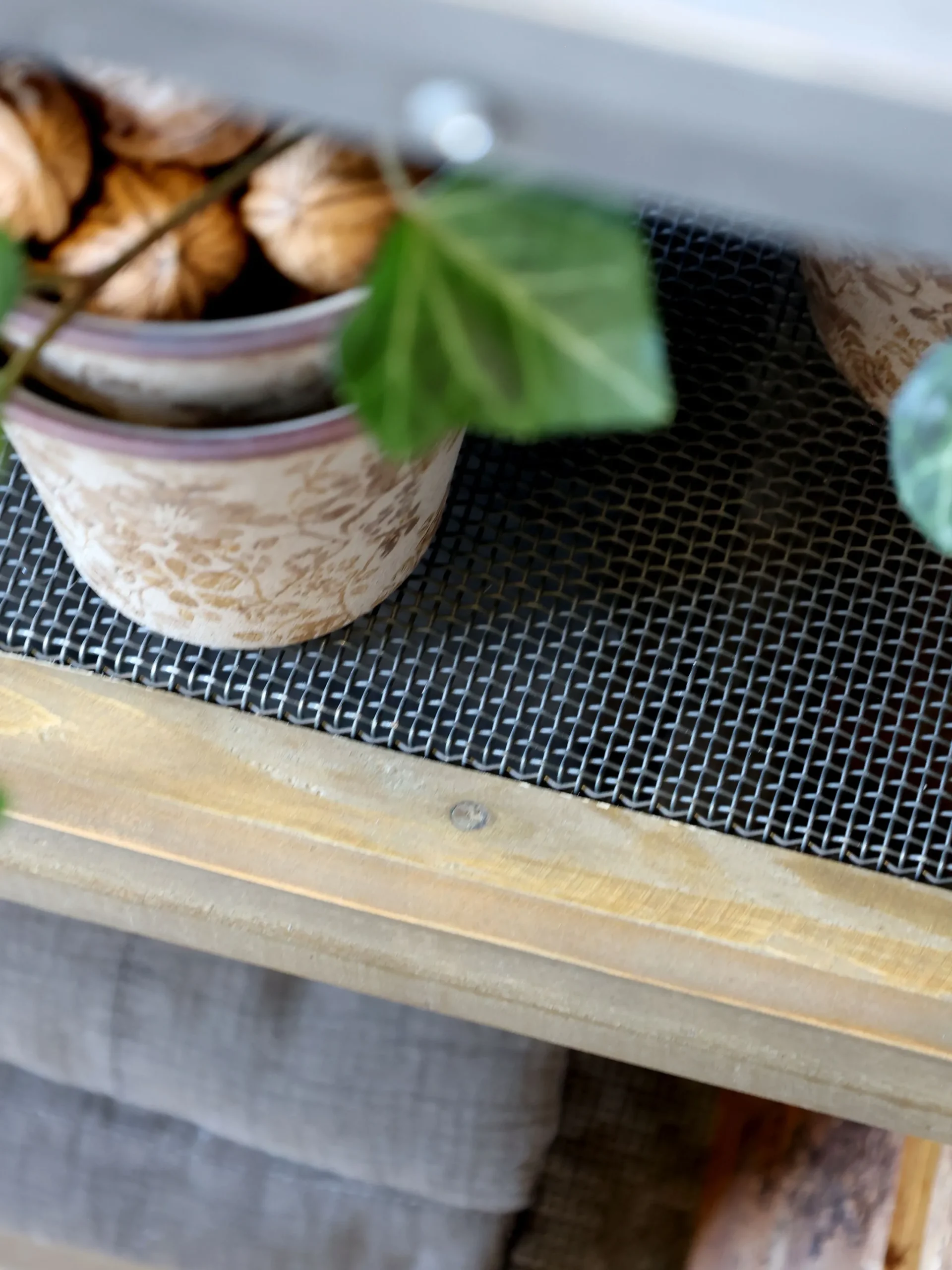 Vintage Kücheninsel Anrichte Gaspard Holz Zinkplatte-Chic Antique Hot