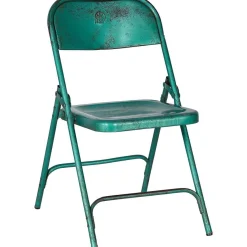 Vintage Klappstuhl Easy Balkonstuhl Esszimmerstuhl Aquablau-Raw Materials