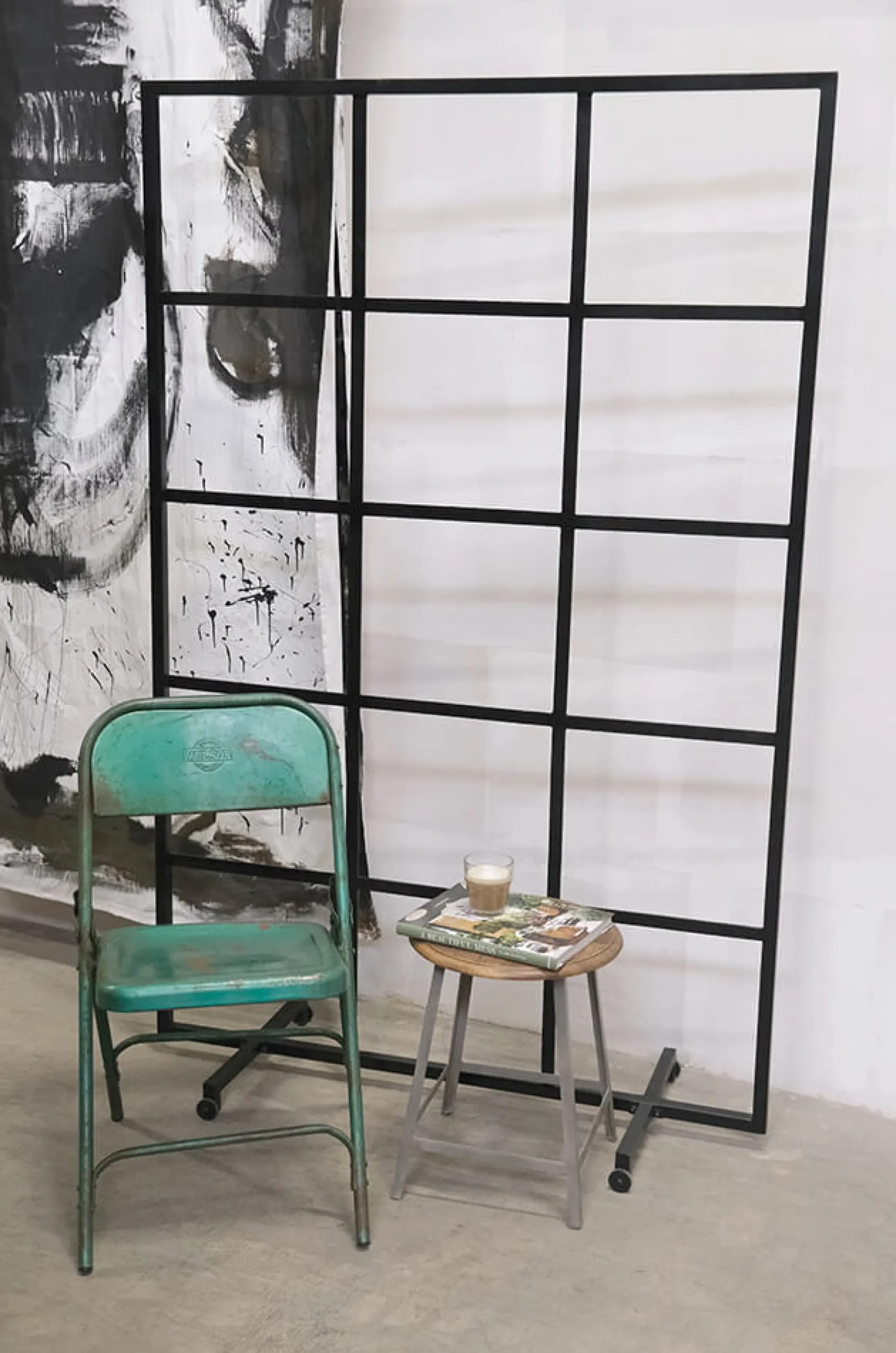 Vintage Klappstuhl Easy Balkonstuhl Esszimmerstuhl Aquablau-Raw Materials