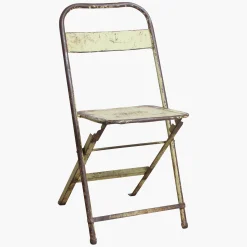 Vintage Klappstuhl Easy Balkonstuhl Esszimmerstuhl Lime Outdoor-Raw Materials Online