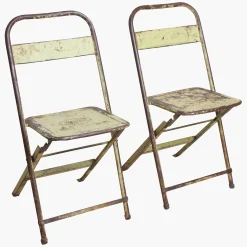 Vintage Klappstuhl Easy Balkonstuhl Esszimmerstuhl Lime Outdoor-Raw Materials Online