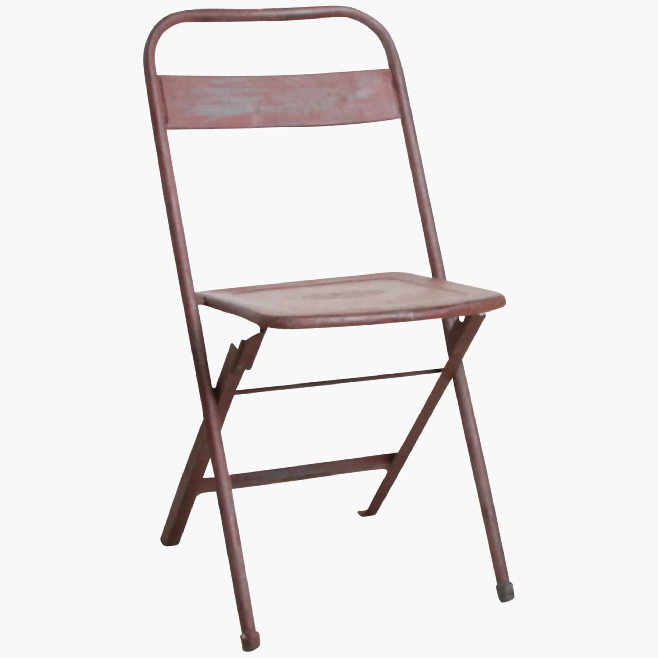 Vintage Klappstuhl Easy Balkonstuhl Esszimmerstuhl Antik-Rot Outdoor-Raw Materials Clearance