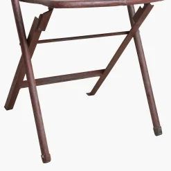 Vintage Klappstuhl Easy Balkonstuhl Esszimmerstuhl Antik-Rot Outdoor-Raw Materials Clearance