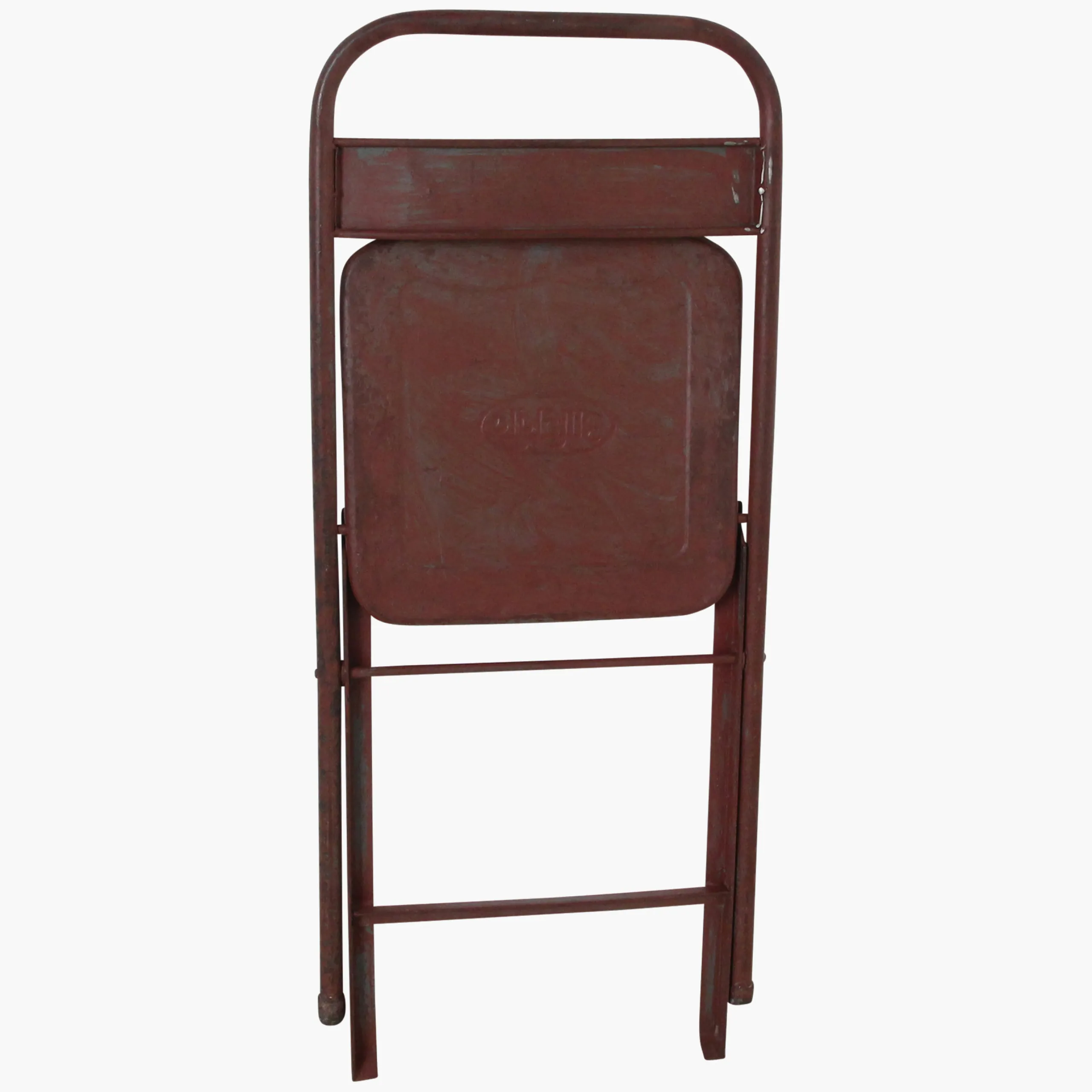 Vintage Klappstuhl Easy Balkonstuhl Esszimmerstuhl Antik-Rot Outdoor-Raw Materials Clearance