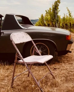 Vintage Klappstuhl Easy Balkonstuhl Esszimmerstuhl in verschiedenen Farben-Raw Materials