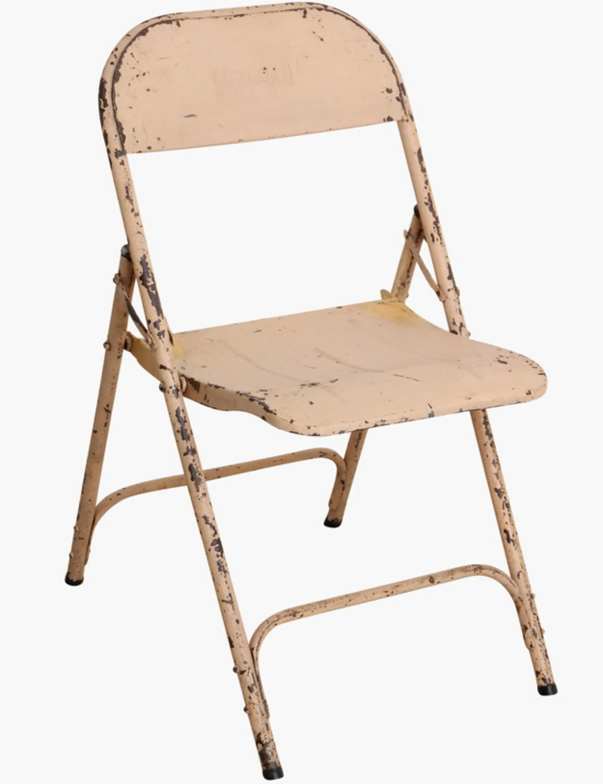 Vintage Klappstuhl Easy Balkonstuhl Esszimmerstuhl Apricot Outdoor-Raw Materials New