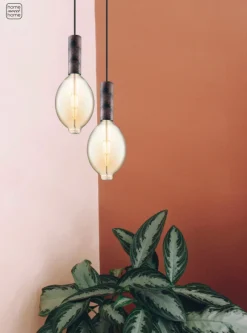 Vintage LED Glühbirne XXL Oval 33 x 18 cm dimmbar Klarglas-Vintagehaus Lampen Clearance