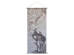 Vintage Leinwandbild Kirschblüten Japanischer Blumendruck 150/65-Chic Antique New